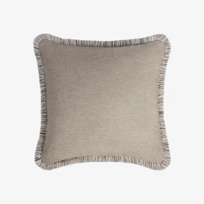 Wolf & Badger Neutrals Artic Wool Cushion - Light Beige Lo Decor