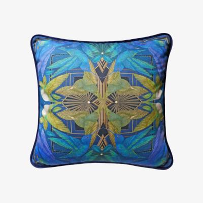 Wolf & Badger The Midnight Hummingbird Cushion Emily Carter