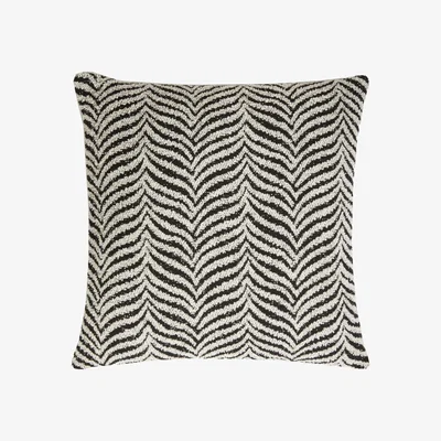 Wolf & Badger Zebra Black Cushion Lo Decor