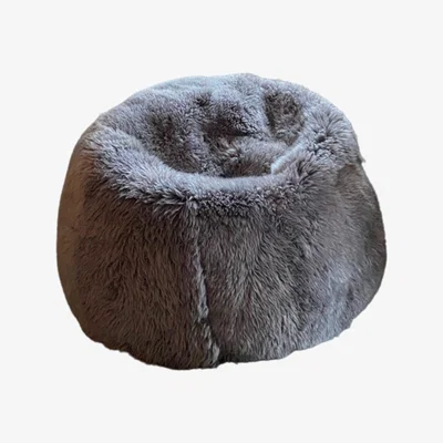 Wolf & Badger Grey Sheepskin Large Beanbag Yetti Pewter Owen Barry