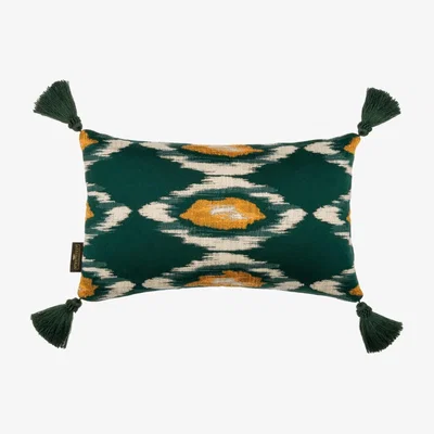 Wolf & Badger Pradesh Ikat Rectangular Cushion By Mindthegap
