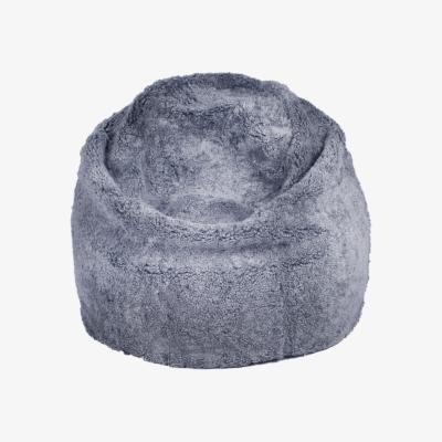 Wolf & Badger Sheepskin Large Beanbag - Curly Grey Owen Barry