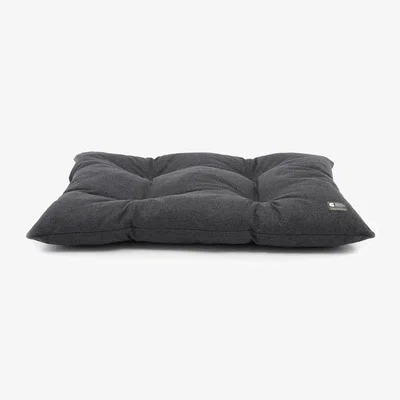 Wolf & Badger Anthracite Black Dog Cushion Bed, Bela | Cafide