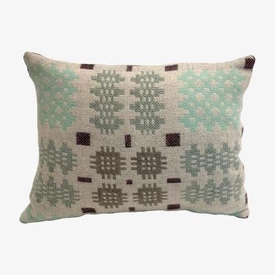 Wolf & Badger Caernarfon Raspberry Rectangular Cushion Majeda Clarke
