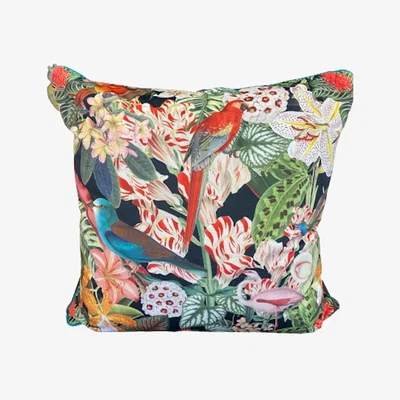Wolf & Badger Tropical Bomb - Luxury Velvet Cushion One Size Myrtle & Mary