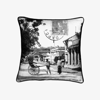 Wolf & Badger La Grande Rue, Dap Cau / Tonkin Street Cushion One Size The Annam House