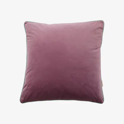 Wolf & Badger Green / Blue / Pink Lavender Velvet Cushion Susi Bellamy