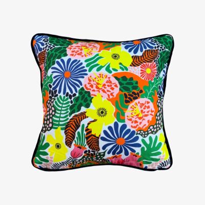Wolf & Badger Groovy Gardens Cushion The Neighbourhood Threat