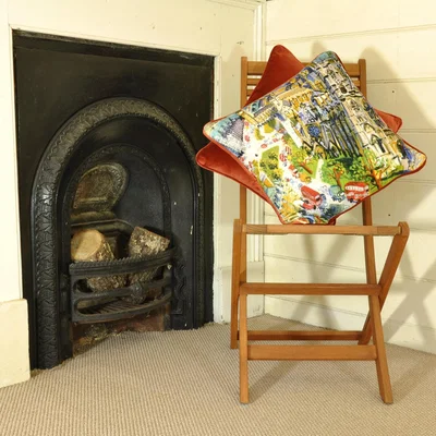 Wolf & Badger London Velvet Cushion David Watson