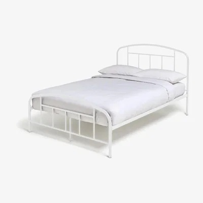 Habitat Habitat Pippa Small Double Metal Bed Frame - Off White