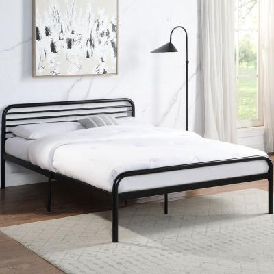 The Range Hythe Low Rise Black Metal Bed - Black / Small Double