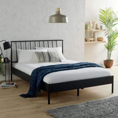 The Range Odessa Metal Bed Frame - Black / Small Double