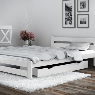 The Range Solid Pine Wood Xiamen Bed Frame - White / Small Double