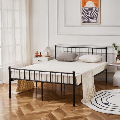 The Range Cromer Modern Black Metal Bed Frame - Black / Small Double