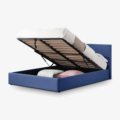 Dunelm Rialto Ottoman Bed Blue