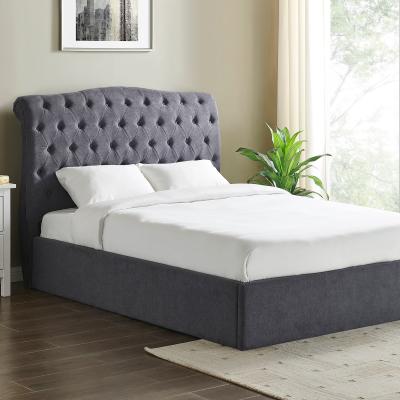 Dunelm Rosa Storage Bed Charcoal Dark Grey