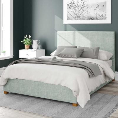 Dunelm Garland Pure Pastel Cotton Ottoman Bed Green