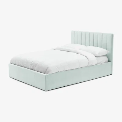 Habitat Habitat Pandora Double End Lift Ottoman Bed Frame-Blue