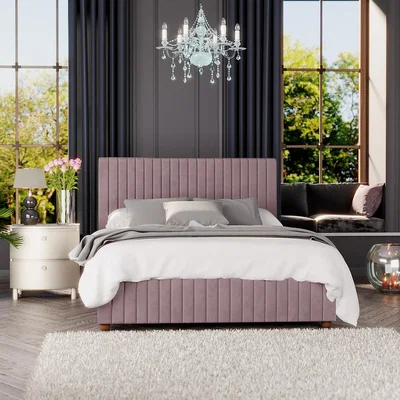 La Redoute Estella Velvet Ottoman Storage Bed