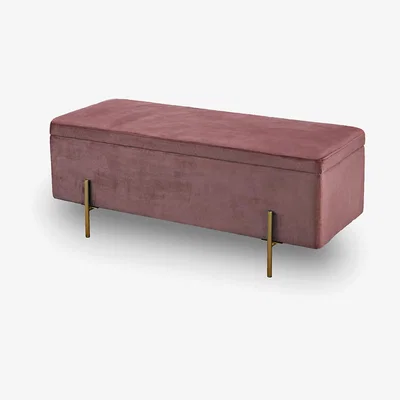 La Redoute Velvet Storage Ottoman