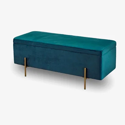 La Redoute Velvet Storage Ottoman