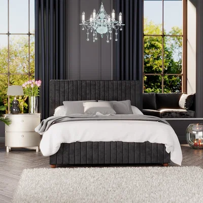 La Redoute Estella Velvet Ottoman Storage Bed