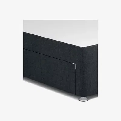 Marks & Spencer M&S Classic sprung 1+1 drawer divan 3ft - RH - Charcoal, Charcoal,Oatmeal,Grey,Silver