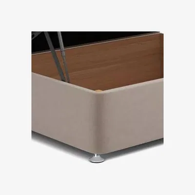 Marks & Spencer M&S Half end ottoman divan with 2 small drawers - 4FT6 - Mink, Mink,Light Duck Egg,Light Grey Mix,Charcoal,Grey,Oatmeal,Charcoal Mix,Silver