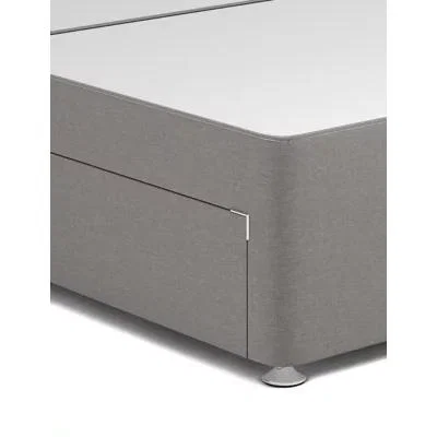 Marks & Spencer M&S Classic Sprung 4 Drawer Divan - 4FT - Light Grey Mix, Light Grey Mix,Charcoal Mix,Light Duck Egg