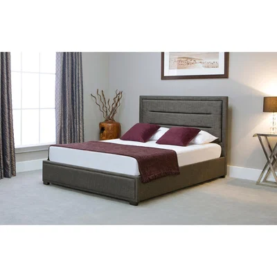 Oak&More Kettner Grey Fabric Ottoman Bed