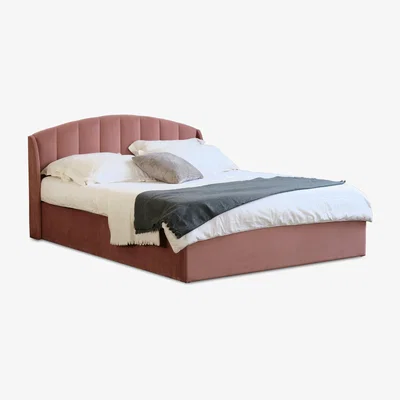 The Range Grace Ottoman Bed - Blush / King