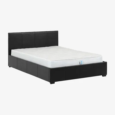 The Range Waverley Storage Bed  - Black Double