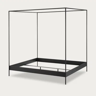 Bombinate.com Black/Iced Coffee Brown Eton Bed with Headboard