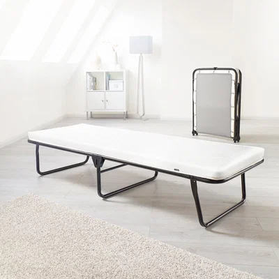 Dunelm Jay-Be Value Comfort Folding Bed with Memory Foam Mattress Black