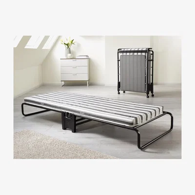 Dunelm Jay-Be Advance Folding Bed with Rebound e-Fibre Mattress Black