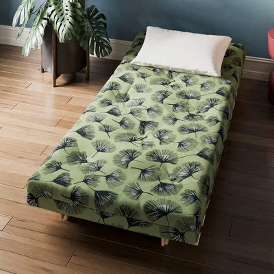 Dunelm Mito Single Ginko Futon Olive