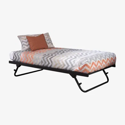 Dunelm Memphis Black Trundle Bed Black