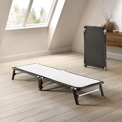 Dunelm Jay-Be Lite Folding Bed with e-Fibre Insulator Mattress Pad