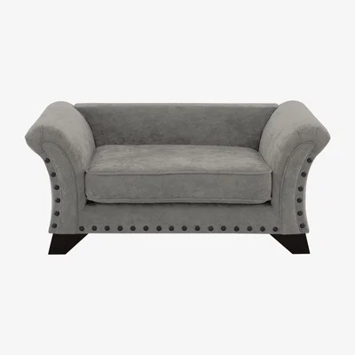 Furniture Village Holly Fabric Pet Bed With Studs