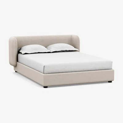 Heal's Heal's Group Bed Super King Texture Limestone - Heal's UK Bedroom Furniture