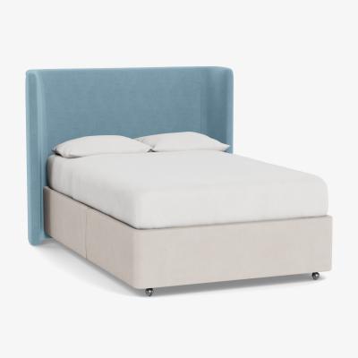 Heal's Heal's Monroe Headboard Double Varese Velvet Alchemilla - Heal's UK Furniture