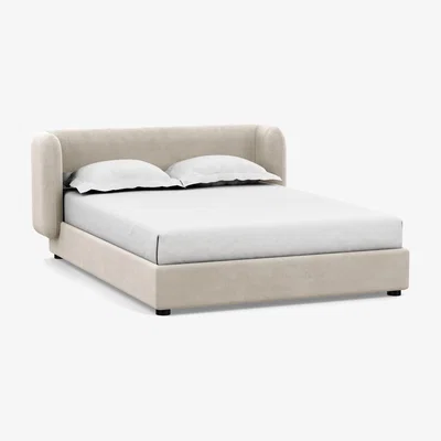 Heal's Heal's Group Bed Double Linen Hessian - Heal's UK Bedroom Furniture