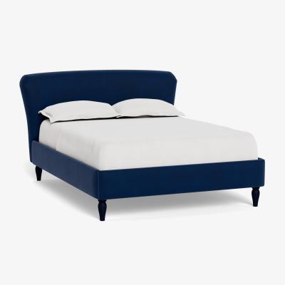Heal's Heal's Darcey Bed Super King Recycled Tejo Ochre Natural Feet - Heal's UK Bedroom Furniture