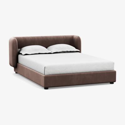 Heal's Heal's Group Bed Super King Velvet Mink - Heal's UK Bedroom Furniture