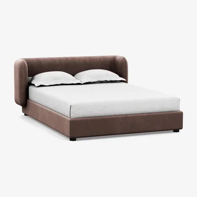 Heal's Heal's Group Bed Super King Velvet Mink - Heal's UK Bedroom Furniture
