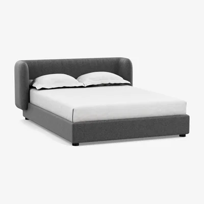 Heal's Heal's Group Bed King Varese Velvet Sky - Heal's UK Bedroom Furniture