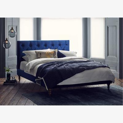 Heal's Heal's Balmoral Bedstead King Brushed Cotton Pewter - Heal's UK Bedroom Furniture