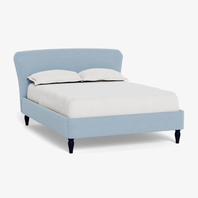 Heal's Heal's Darcey Bed Double Capelo LinenCotton Sea Shanty Natural Feet - Heal's UK Bedroom Furniture