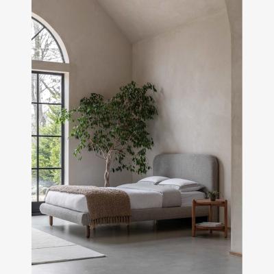 Marks & Spencer Gallery Direct Rabley Stone 4'6 Bedstead - 4FT6 - Grey, Grey