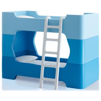 Made in Design Bunky Bunk beds - With ladder - Without mattress by Magis Collection Me Too Blue
